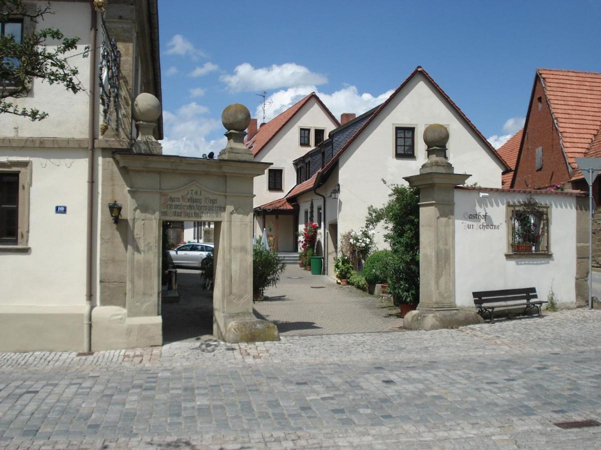 Gasthof Zur Schwane Abtswind Buitenkant foto