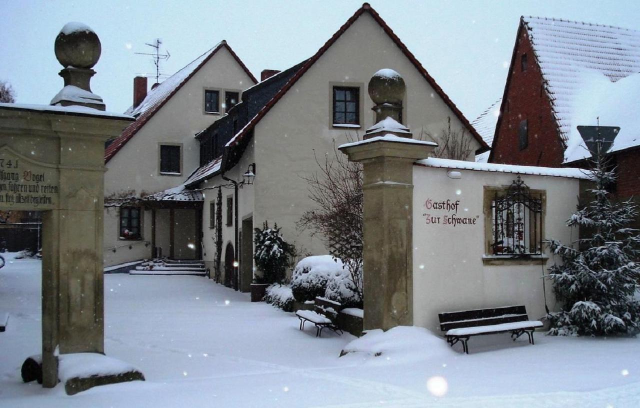 Gasthof Zur Schwane Abtswind Buitenkant foto