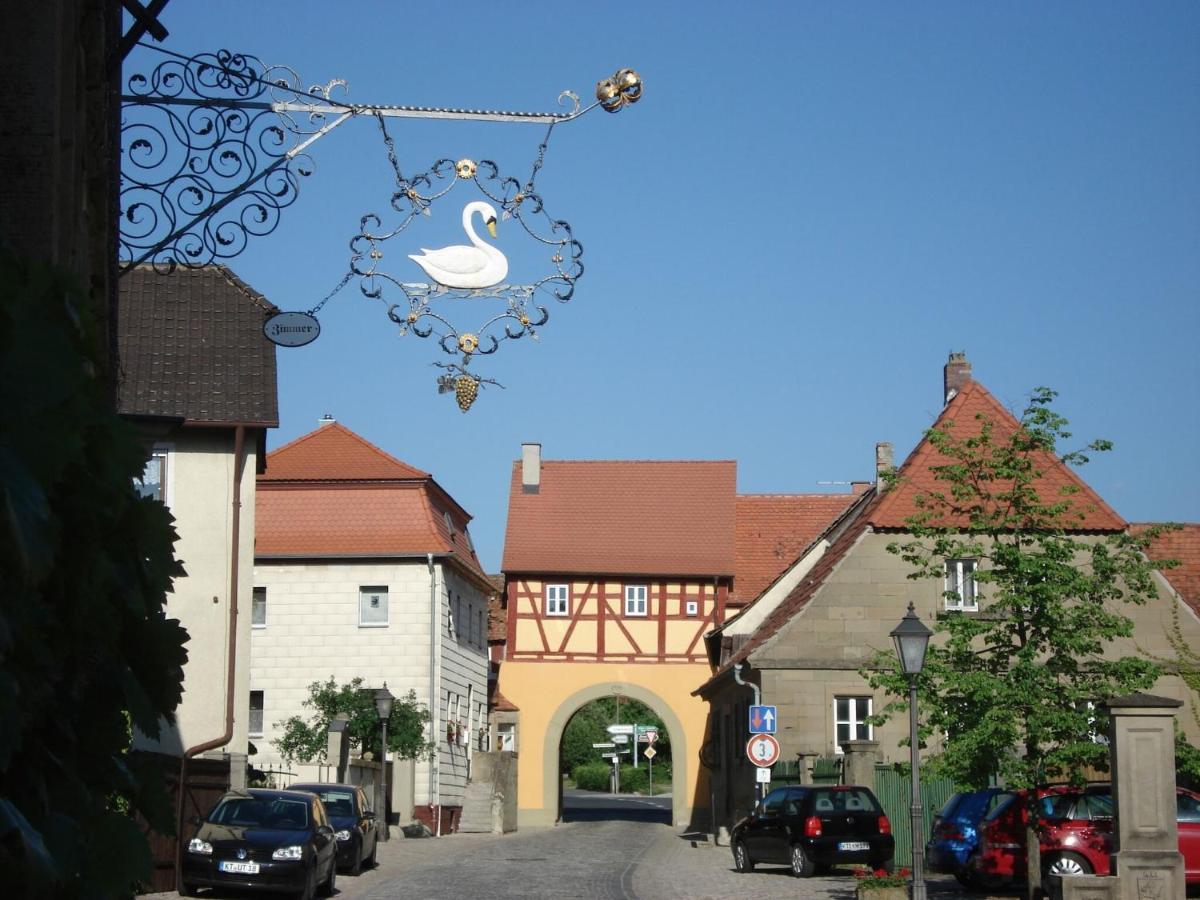Gasthof Zur Schwane Abtswind Buitenkant foto